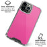 Pink Carbon Fiber Specialty Texture Material iPhone 16 Pro Clear Case